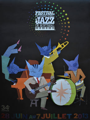 34th Edition Montreal International Jazz Festival Poster - 2009