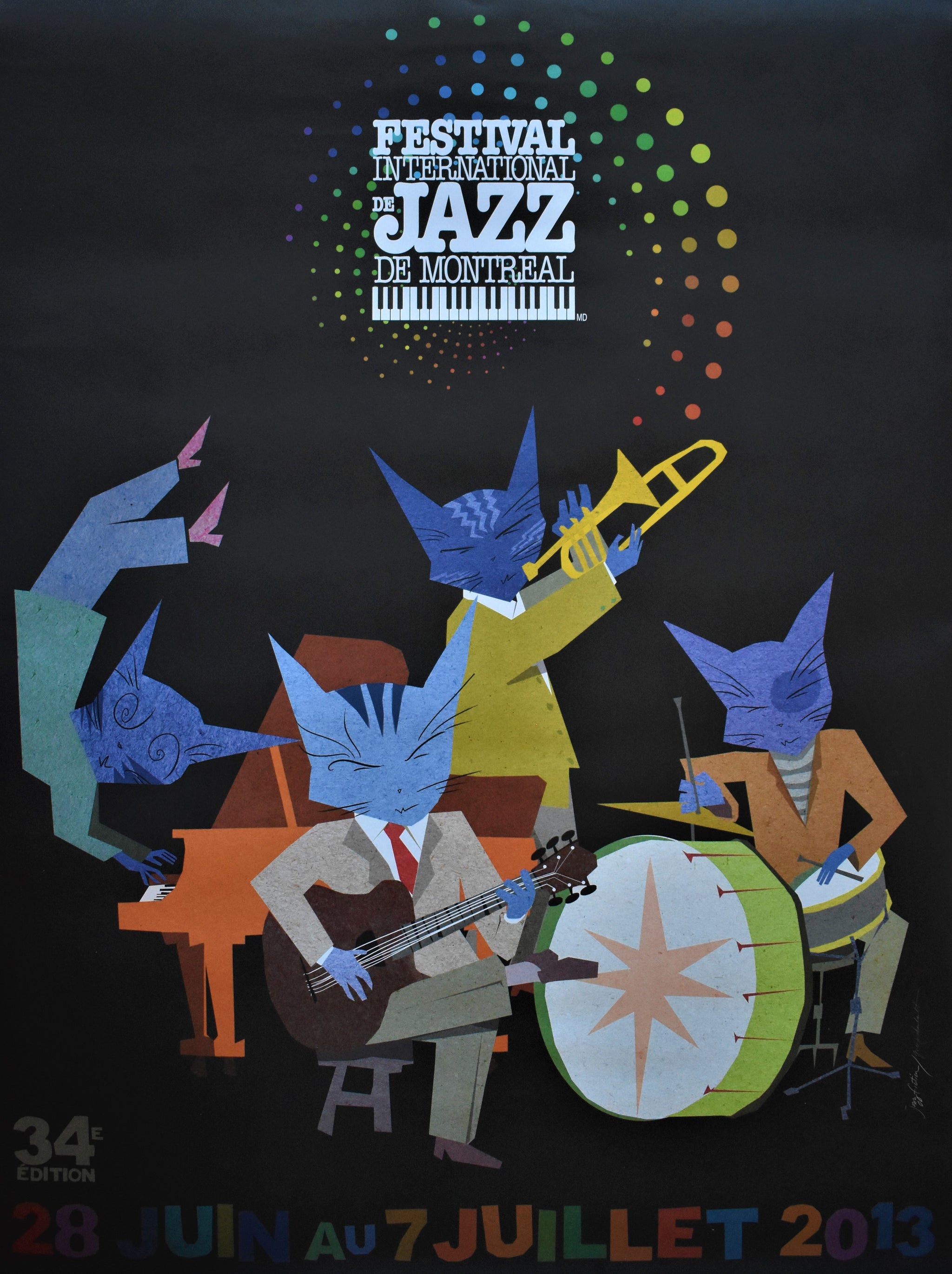 34th Edition Montreal International Jazz Festival Poster