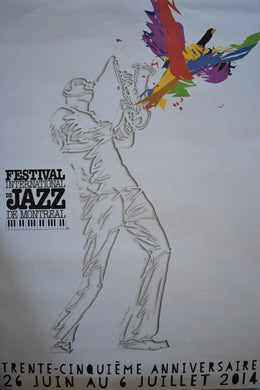 35th Edition Montreal International Jazz Festival Poster - 2014