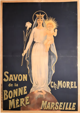 Very large original French advertising poster for 