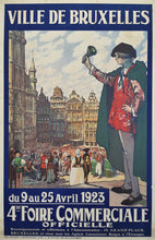 Load image into Gallery viewer, Rare Poster, Belgium, 1923 Original Lithograph, Art Deco
