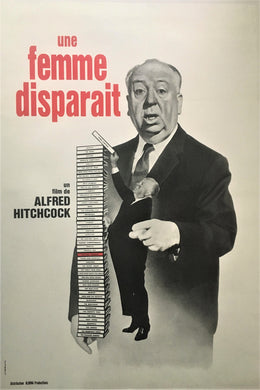 Alfred Hitchcock Original French Movie Poster, The Woman Vanishes