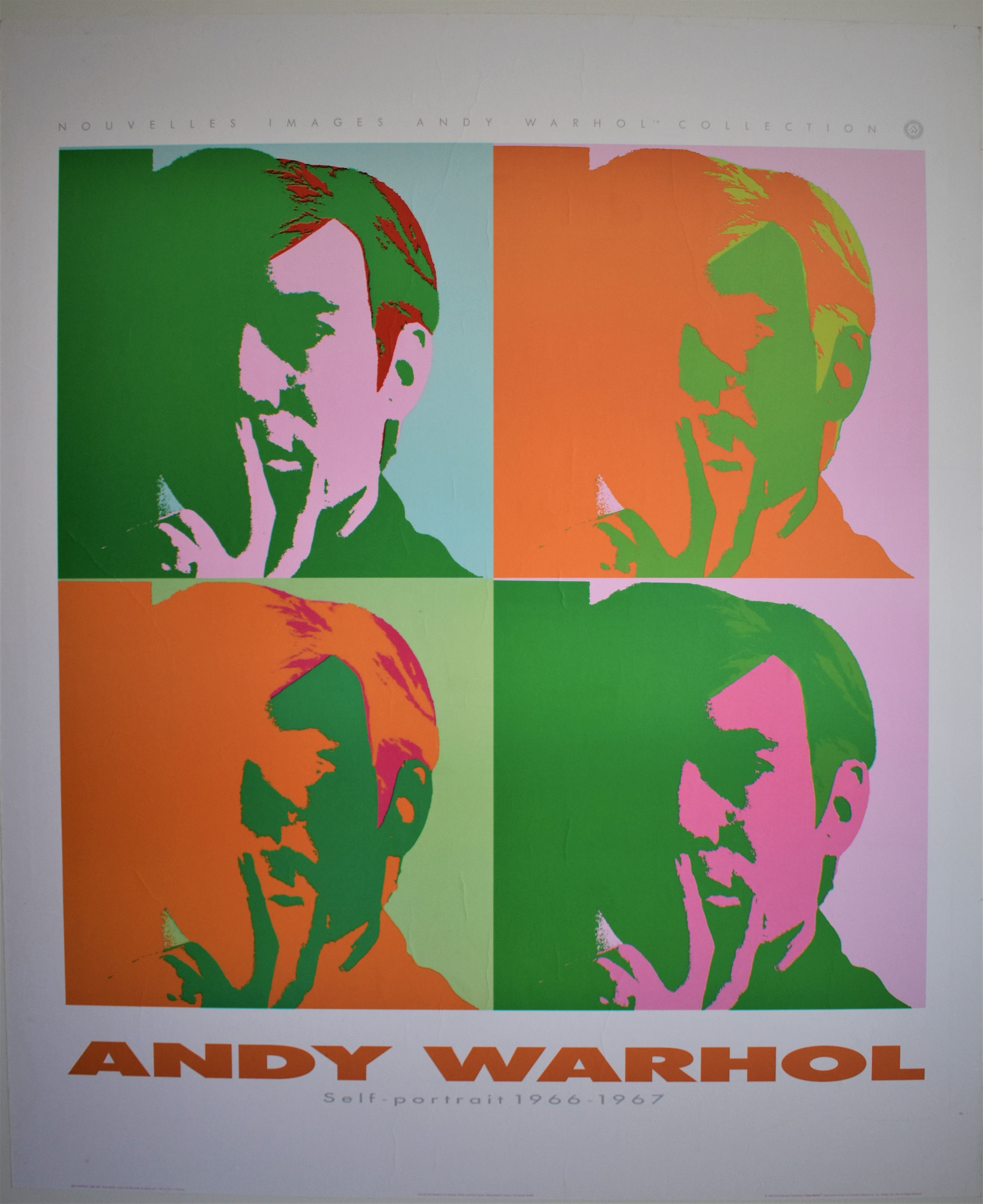 Andy Warhol KYOTO 展示会ポスター (セルフポートレート) A3 AndyWarholCollection_Self-