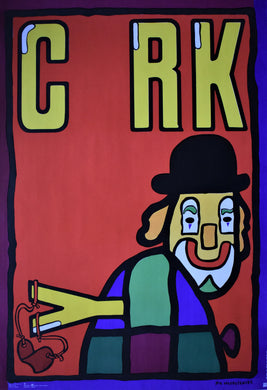 Colorful and Original Polish Circus Poster. 1974