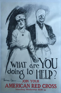 First World War 1918 American Red Cross Original Poster