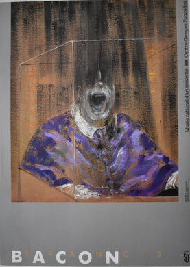 Francis Bacon Exhibition Poster National Modern Art Museum, Paris, 1988
