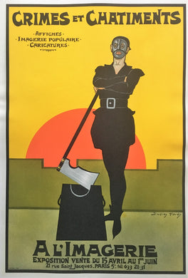 French Crimes and Punishments Original Exhibition Poster