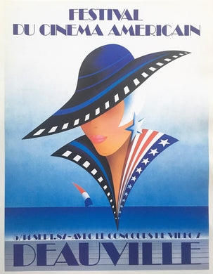 French Festival du Cinema Americain Poster 1987