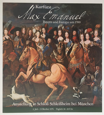 German Exhibition Poster for Max Emanuel