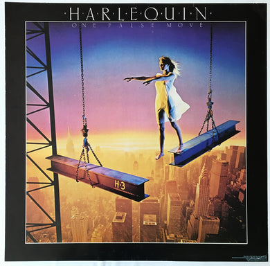 Harlequin Album Advertising Poster, One False Move