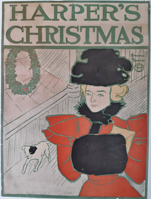 Harper's 1896 Christmas Issue, Literary Poster.
