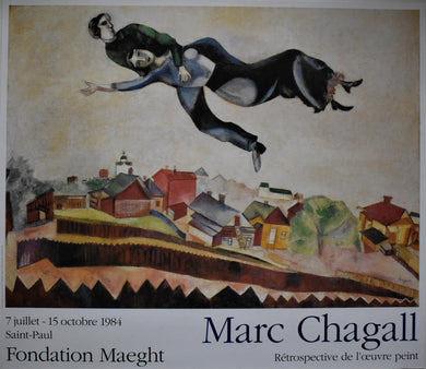 Marc Chagall 1984 Exhibition Poster Fondation Maeght