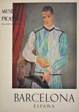 Museo Picasso Inaugural Poster - 1966 Harlequin
