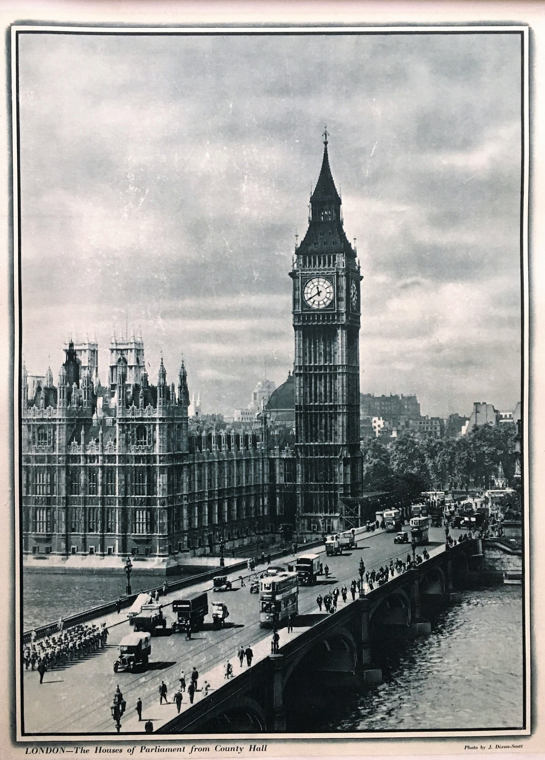 Original 1920s-1930s British Travel Poster - London