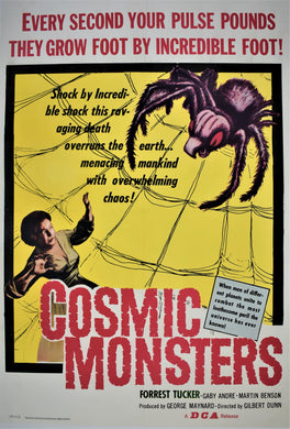 Original 1958 sci-fi Horror Film Classic Cosmic Monsters Poster