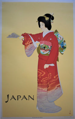 Original 1960s Japan Tourist Poster