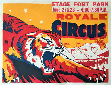 Original 1960s Royale Circus Poster