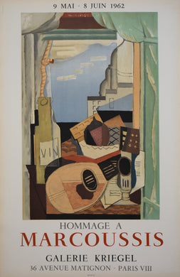 Original 1962 Marousis Hommage Exhibition at the Galerie Kriegel in Paris