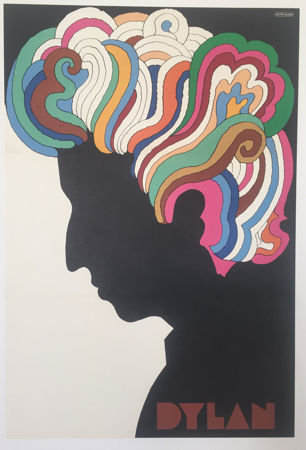 Original 1966 Bob Dylan Poster by Milton Glaser