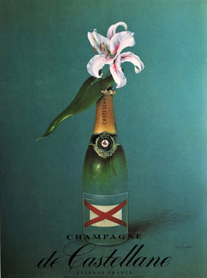 Original Champagne de Castellane Advertising Poster
