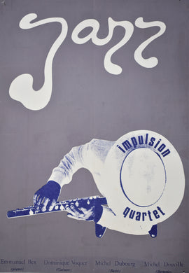 Original Contemporary 1970s Jazz Poster