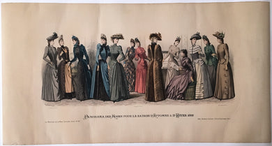 Original Fashion Poster for Autumn & Winter 1889