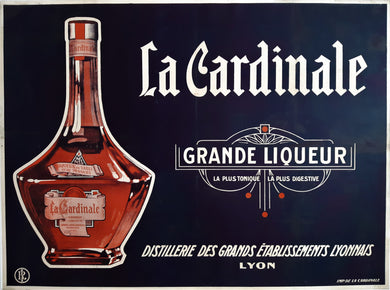 Original Large Size La Cardinale Grande Liqueur Poster