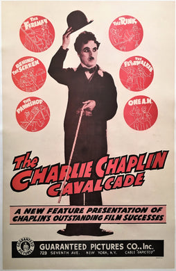 Original Movie Poster Charlie Chaplin Cavalcade 1941