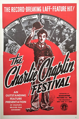 Original Movie Poster Charlie Chaplin Festival 1971