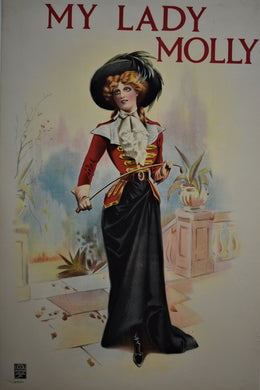 Original My Lady Molly Theatrical poster, 1903.