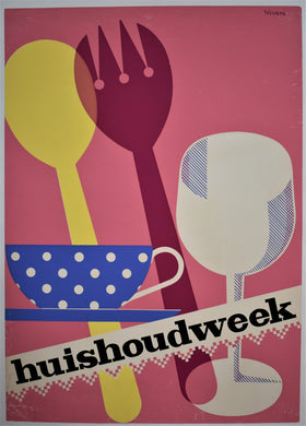Original Netherlands Fair Poster for Household Week