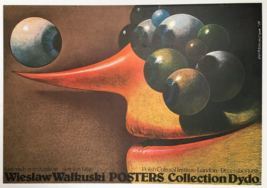 Polish Cultural Institute, London, Exhibition Poster for Weislaw Walkuski