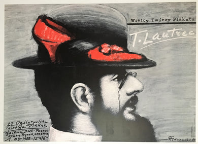 Polish Great Poster Creators, Toulouse Lautrec Exhibition Poster
