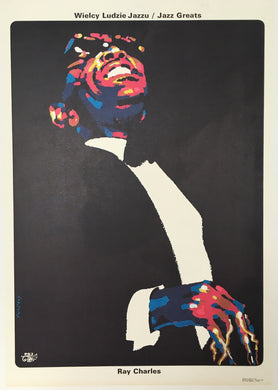 Polish Poster from the Jazz Greats Series, Ray Charles
