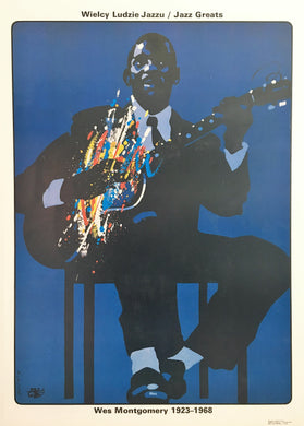 Polish Poster from the Jazz Greats Series, Wes Montgomery
