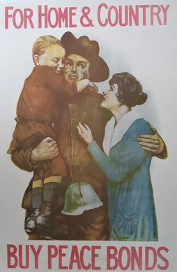Rare First World War Australian Peace Bonds Poster