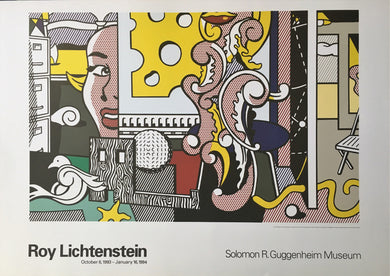 Roy Lichtenstein Exhibition Poster for the Solomon R. Guggenheim Museum