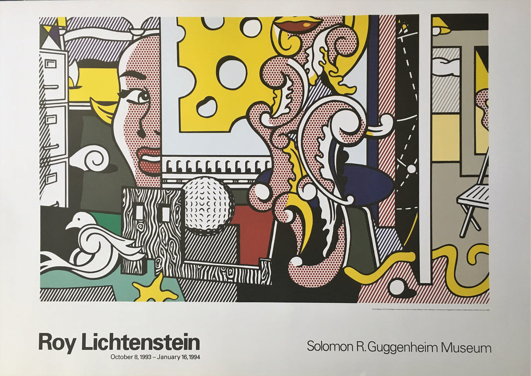 Roy Lichtenstein Exhibition Poster for the Solomon R. Guggenheim Museum
