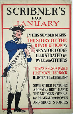 Scribner's Magazine Advertising Poster for January 1898