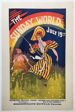 The Sunday World Original 1896 Literary Poster
