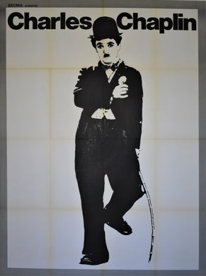 Very Large ca1960s Charles Chaplin Poster