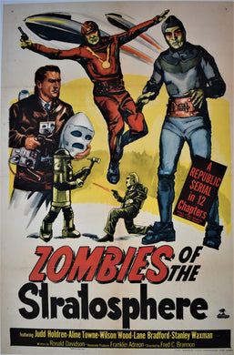 Zombies of the Stratosphere 1952 Sci-Fi Movie Poster