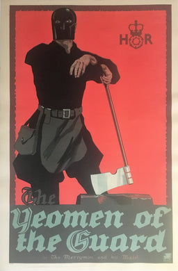 ca1920s Original Gilbert & Sullivan Poster Yeomen Of The Guard